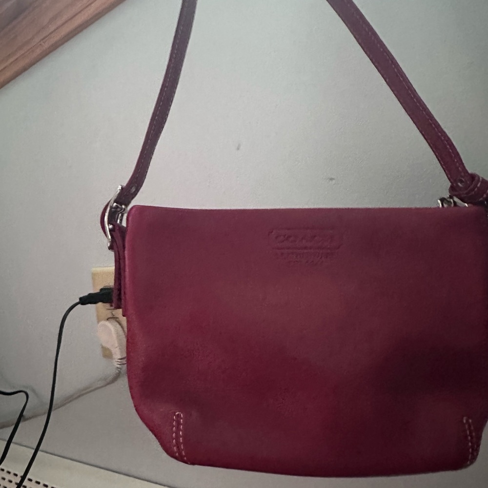 Coach Women's Red Shoulder Bag